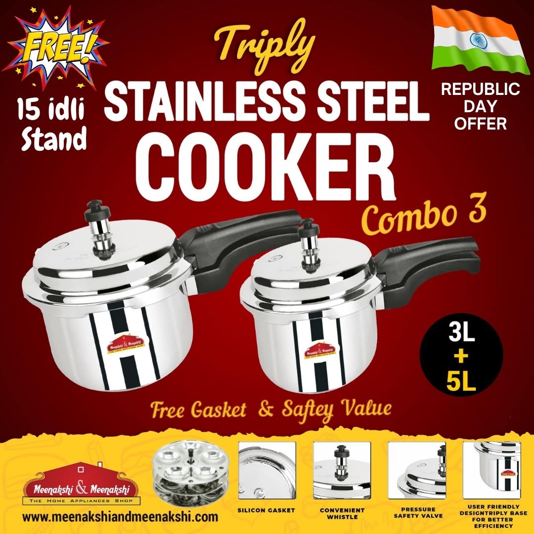 Whistle free pressure online cooker