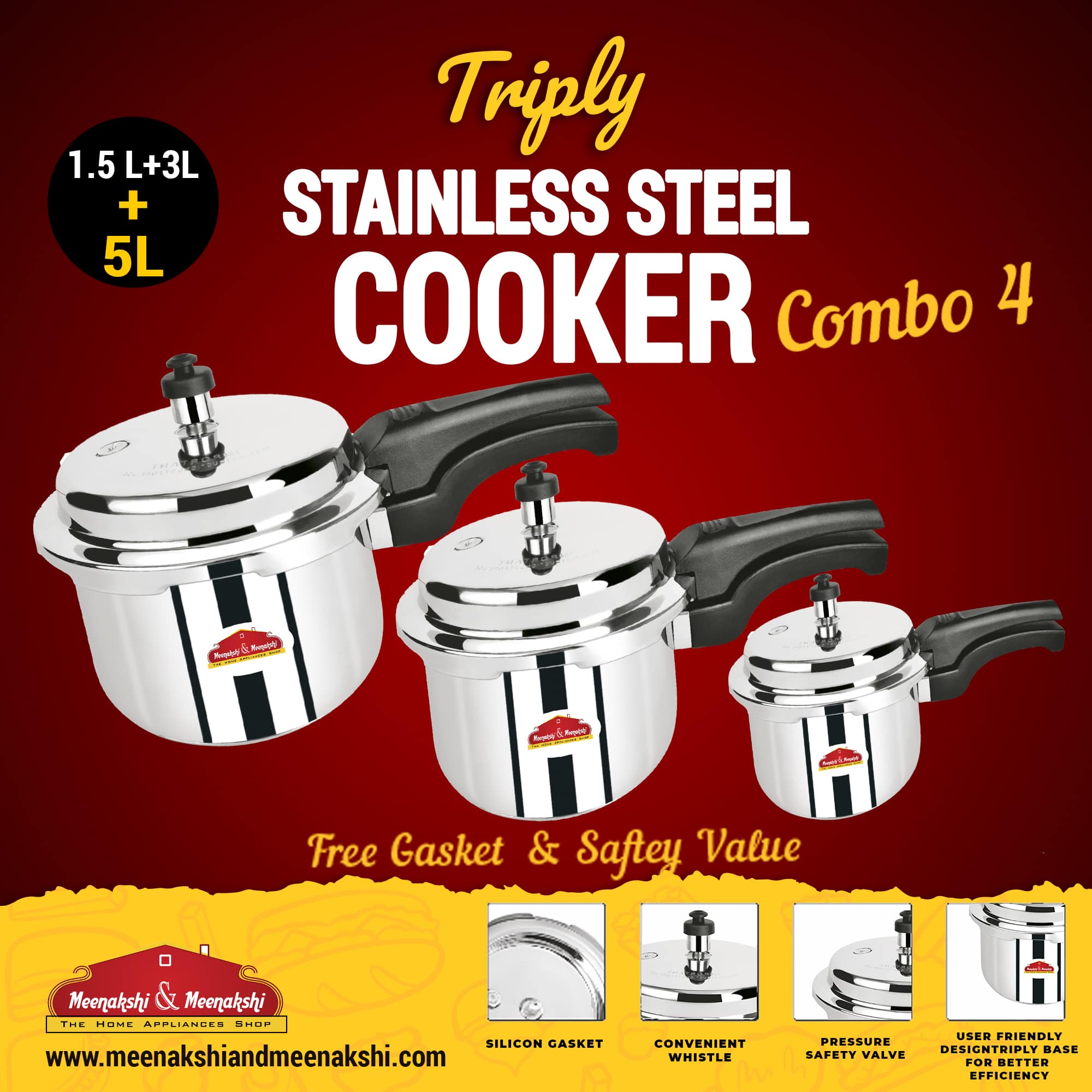 Stain steel online cooker